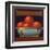 Bowl of Oranges - Citrus Crate Label-Lantern Press-Framed Art Print