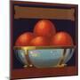 Bowl of Oranges - Citrus Crate Label-Lantern Press-Mounted Art Print