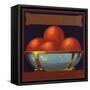 Bowl of Oranges - Citrus Crate Label-Lantern Press-Framed Stretched Canvas