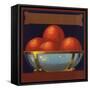 Bowl of Oranges - Citrus Crate Label-Lantern Press-Framed Stretched Canvas