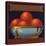 Bowl of Oranges - Citrus Crate Label-Lantern Press-Stretched Canvas