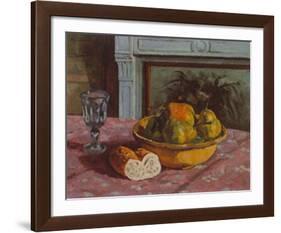 Bowl Of Pears-Albert Andre-Framed Art Print
