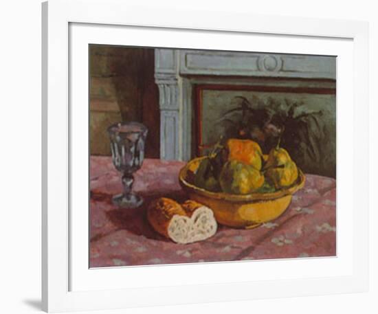 Bowl Of Pears-Albert Andre-Framed Art Print