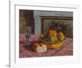 Bowl Of Pears-Albert Andre-Framed Art Print