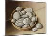 Bowl of Pebbles, 2005-Jenny Barron-Mounted Giclee Print