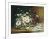 Bowl of Roses-Eugene Henri Cauchois-Framed Giclee Print