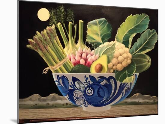 Bowl of Vegetables, 2015-ELEANOR FEIN FEIN-Mounted Giclee Print