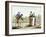 Bowl Players on the Champs-Elysees-null-Framed Giclee Print