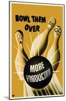 Bowl Them Over - More Production-null-Mounted Poster