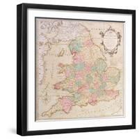 Bowle's Road Directory Through England and Wales, Published by Bowles and Carver, 1796-null-Framed Giclee Print