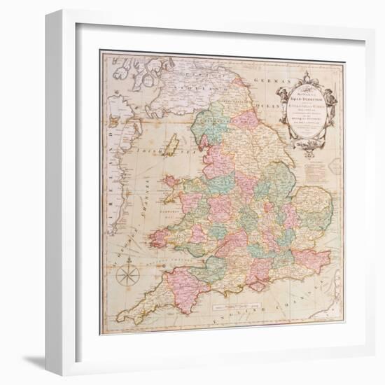 Bowle's Road Directory Through England and Wales, Published by Bowles and Carver, 1796-null-Framed Giclee Print