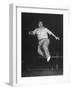 Bowler Andy Varipapa, Celebrating Because of His Score-George Skadding-Framed Photographic Print