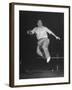 Bowler Andy Varipapa, Celebrating Because of His Score-George Skadding-Framed Photographic Print