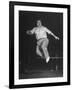 Bowler Andy Varipapa, Celebrating Because of His Score-George Skadding-Framed Photographic Print