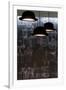 Bowler Hats as Light Fittings-David Barbour-Framed Photo