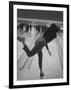 Bowler Phyllis Mercer Gracefully Flinging Ball Down Lane-Stan Wayman-Framed Photographic Print