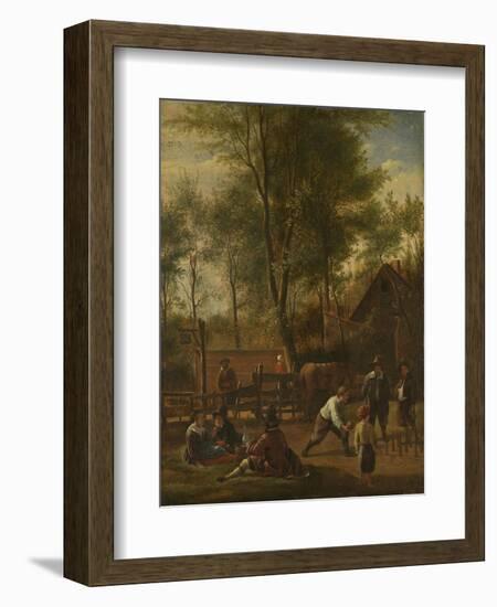 Bowlers-Jan Havicksz Steen-Framed Art Print