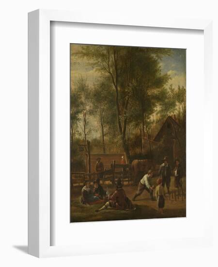 Bowlers-Jan Havicksz Steen-Framed Art Print