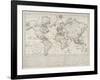 Bowles's Geographical Game of the World, London, 1790-Carington Bowles-Framed Giclee Print