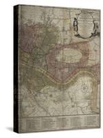 Bowles's New Pocket Plan Of London and Westminster With the Borough Of Southwark, ...-Carington Bowles-Stretched Canvas