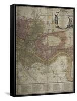 Bowles's New Pocket Plan Of London and Westminster With the Borough Of Southwark, ...-Carington Bowles-Framed Stretched Canvas