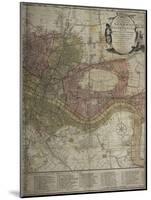 Bowles's New Pocket Plan Of London and Westminster With the Borough Of Southwark, ...-Carington Bowles-Mounted Giclee Print