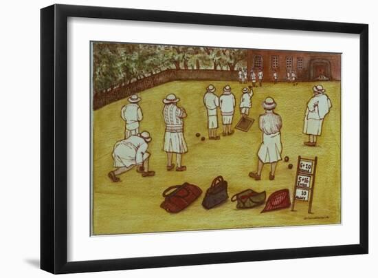 Bowling, 1988-Gillian Lawson-Framed Giclee Print