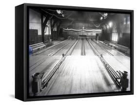 Bowling Alley, Madison Park, Seattle, 1909-Ashael Curtis-Framed Stretched Canvas