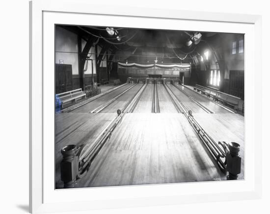 Bowling Alley, Madison Park, Seattle, 1909-Ashael Curtis-Framed Giclee Print