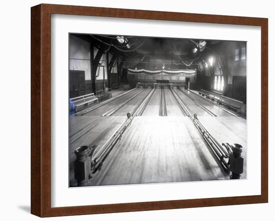 Bowling Alley, Madison Park, Seattle, 1909-Ashael Curtis-Framed Giclee Print