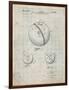 Bowling Ball 1967 Patent-Cole Borders-Framed Art Print