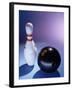 Bowling Ball and a Pin-null-Framed Photographic Print