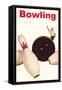 Bowling Ball and Pins-null-Framed Stretched Canvas