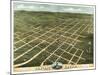 Bowling Green, Kentucky - Panoramic Map-Lantern Press-Mounted Art Print