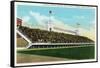 Bowling Green, Kentucky - Western Kentucky State Stadium View-Lantern Press-Framed Stretched Canvas