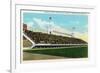 Bowling Green, Kentucky - Western Kentucky State Stadium View-Lantern Press-Framed Art Print