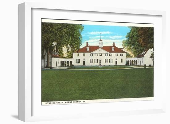 Bowling Green, Mt. Vernon, Virginia-null-Framed Art Print