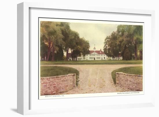 Bowling Green, Mt. Vernon, Virginia-null-Framed Art Print