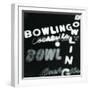 Bowling in Lights-Dan Zamudio-Framed Art Print