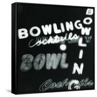 Bowling in Lights-Dan Zamudio-Framed Stretched Canvas