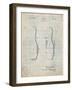 Bowling Pin 1938 Patent-Cole Borders-Framed Art Print