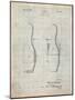 Bowling Pin 1938 Patent-Cole Borders-Mounted Art Print