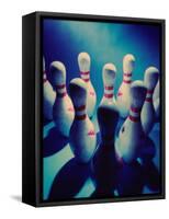 Bowling Pins-null-Framed Stretched Canvas
