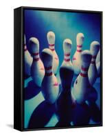 Bowling Pins-null-Framed Stretched Canvas