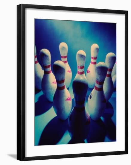 Bowling Pins-null-Framed Photographic Print