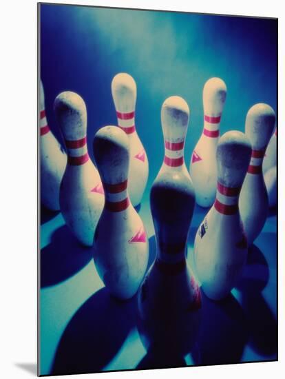 Bowling Pins-null-Mounted Photographic Print