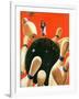 "Bowling Strike," March 15, 1941-Lonie Bee-Framed Giclee Print