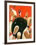 "Bowling Strike," March 15, 1941-Lonie Bee-Framed Giclee Print