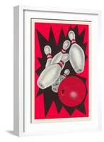 Bowling!-null-Framed Art Print