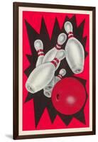 Bowling!-null-Framed Art Print